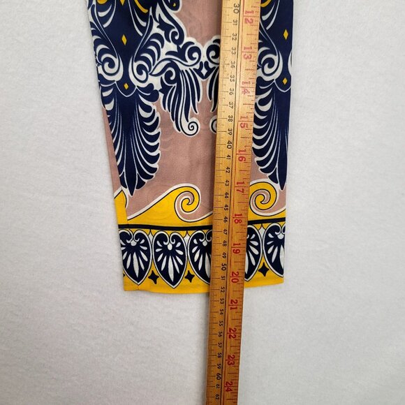 J. Crew Preppy Tribal Paisley Scroll Shift Dress 3/4 Sleeve Size 8 - Picture 11 of 11